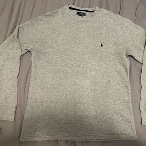 Polo by Ralph Lauren Gray Long Sleeve Tee